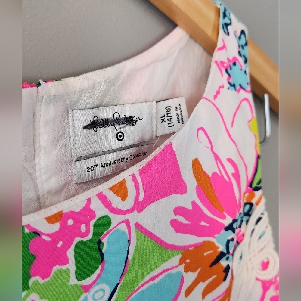 Lily Pulitzer sleeveless dress Kids size XL 14/16 - Picture 3 of 5